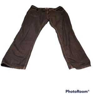 Used Men's Seven7 Dark Blue Skinny Jeans 38x34